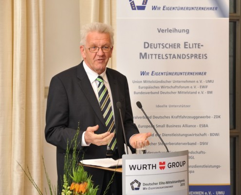 Laudator Ministerpräsident Winfried Kretschmann
